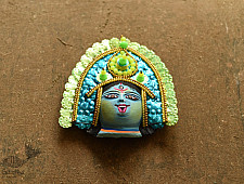 Mukhauta . मुखौटा : Paper Mache Chau Mask : Kaali