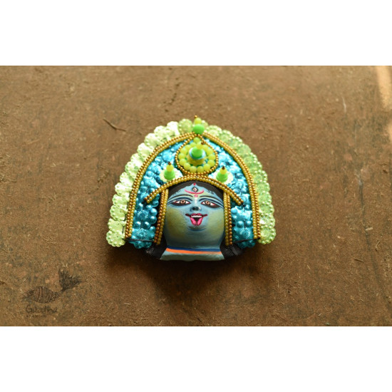 shop Handmade Paper Mache Chhau Mask - kaali