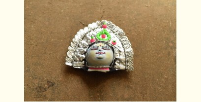 Mukhauta . मुखौटा : Handmade Paper Mache Chhau Mask - Goddess Gauri