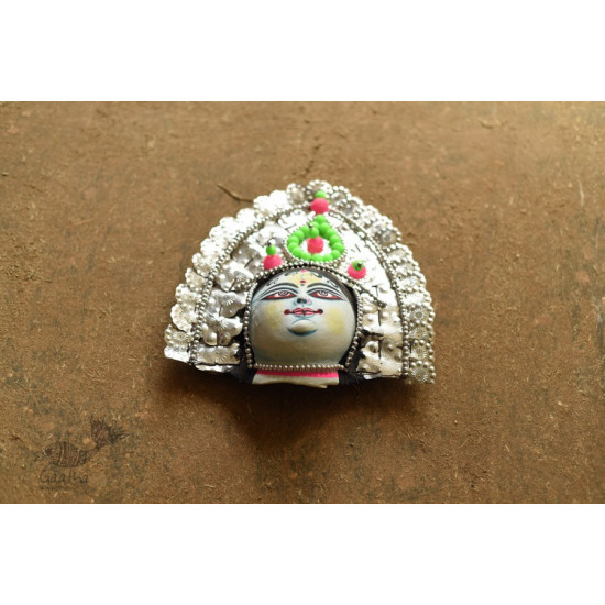 shop Handmade Paper Mache Chhau Mask - goddess gauri