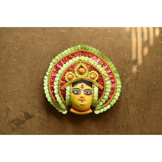 shop Handmade Paper Mache Chhau Mask - Durga Maa