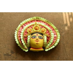 Mukhauta . मुखौटा : Handmade Chhau Mask - Durga Maa