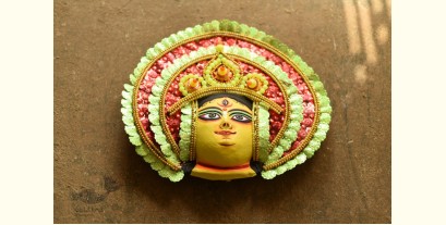 Mukhauta . मुखौटा : Handmade Chhau Mask - Durga Maa
