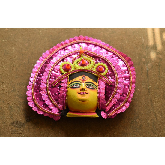 shop Handmade Paper Mache Chhau Mask - Durga Maa