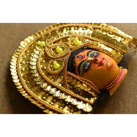 shop Handmade Paper Mache Chhau Mask - Durga Maa