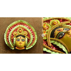 Mukhauta . मुखौटा : Handmade Chhau Mask - Durga Maa