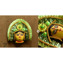 Mukhauta . मुखौटा : Handmade Chhau Mask - Durga Maa