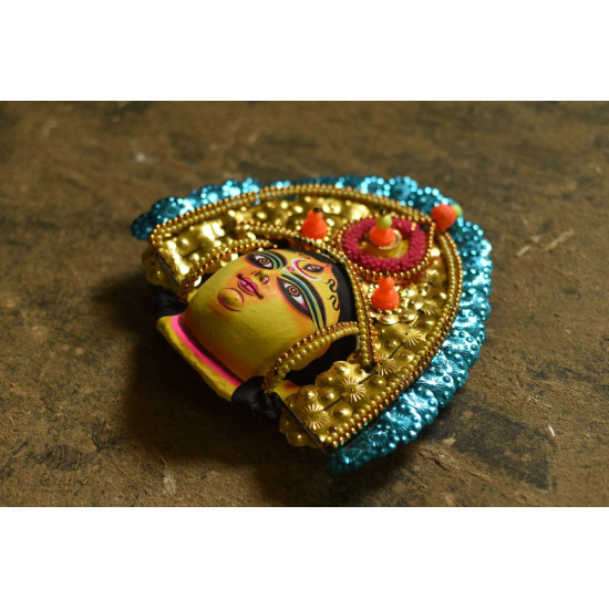 shop handmade chhau mask from bangal - Durga