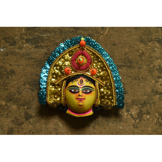 shop handmade chhau mask from bangal - Durga