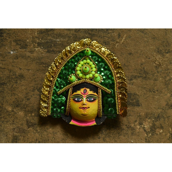 shop handmade chhau mask from bangal - Durga