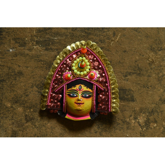 shop handmade chhau mask from bangal - Durga