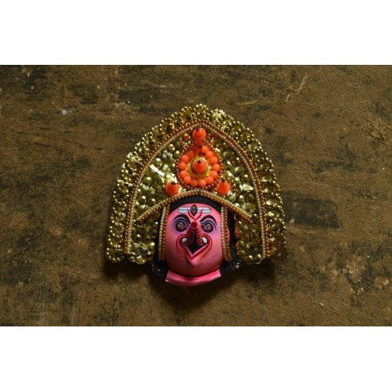 shop handmade chhau mask from bangal - ganesh