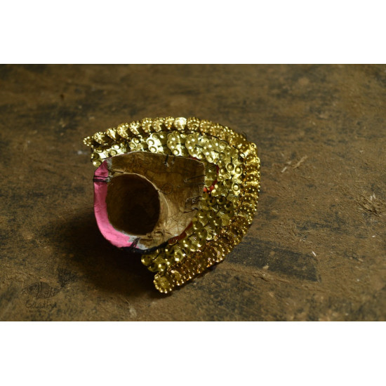 shop handmade chhau mask from bangal - ganesh