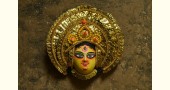 shop handmade chhau mask from bangal - durga-golden