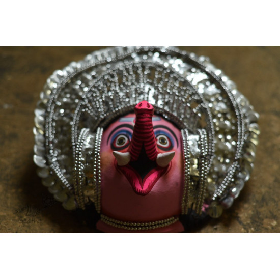 shop handmade chhau mask from bangal - ganesh