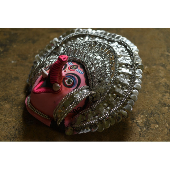 shop handmade chhau mask from bangal - ganesh