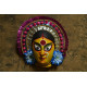 shop handmade chhau mask from bangal - durga-golden