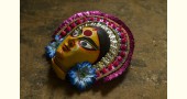 shop handmade chhau mask from bangal - durga-golden