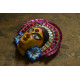 shop handmade chhau mask from bangal - durga-golden