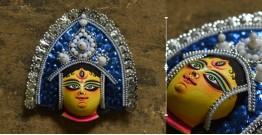 Mukhauta. मुखौटा ~ Chhau Mask ~ Durga (Blue)