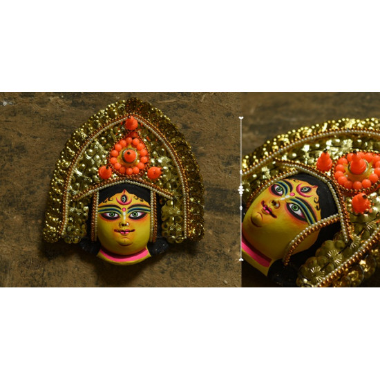 shop handmade chhau mask from bangal - Durga