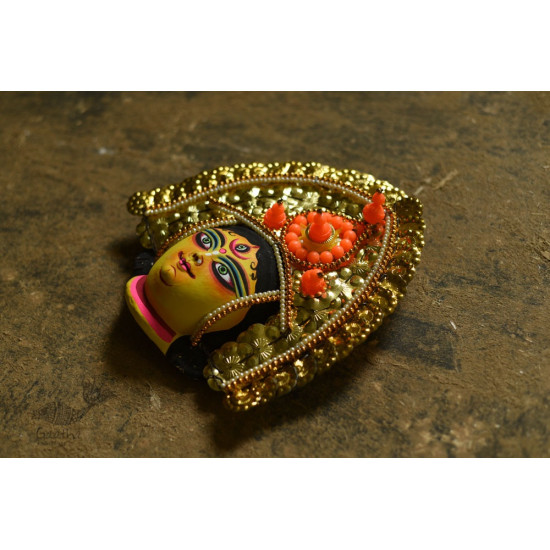 shop handmade chhau mask from bangal - Durga