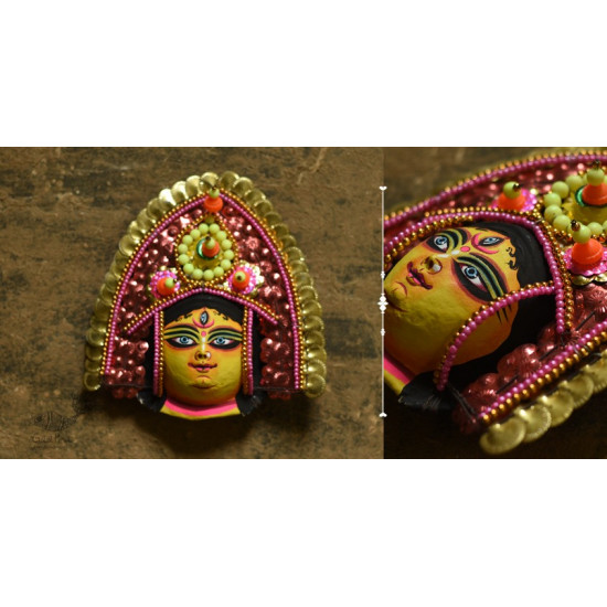 shop handmade chhau mask from bangal - Durga