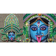 Mukhauta. मुखौटा ~ Chhau Mask - Kaali Maa