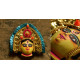 shop handmade chhau mask from bangal - Durga