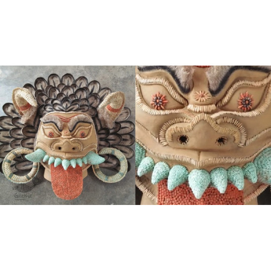 shop handmade Seeds chhau mask from bangal - Asura