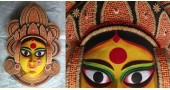 shop handmade Seeds chhau mask from bangal - durga-golden