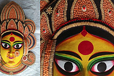 Mukhauta. मुखौटा ~ Seeds Chhau Mask - Durga 