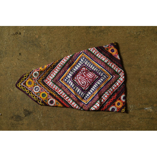 Hand Embroidered kutchi hand bag - Rabari Embroidery