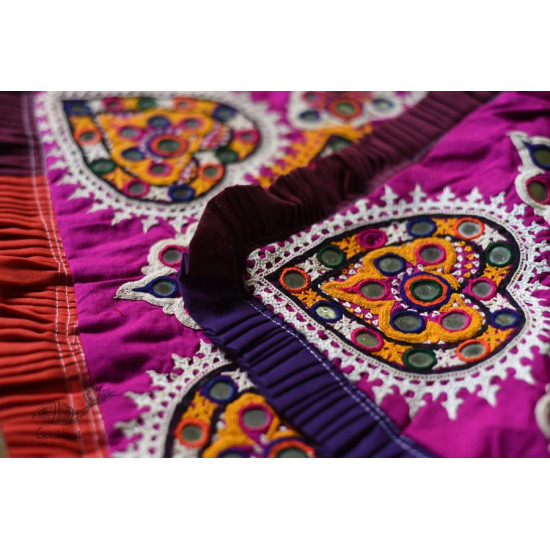 Hand Embroidered kutchi hand bag - Rabari Embroidery