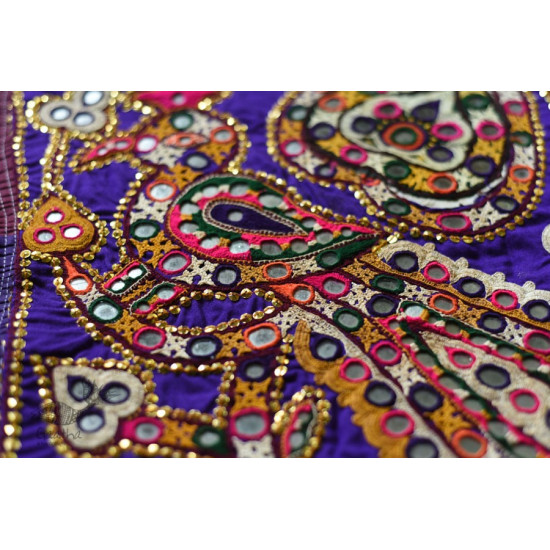 Hand Embroidered kutchi hand bag - Rabari Embroidery