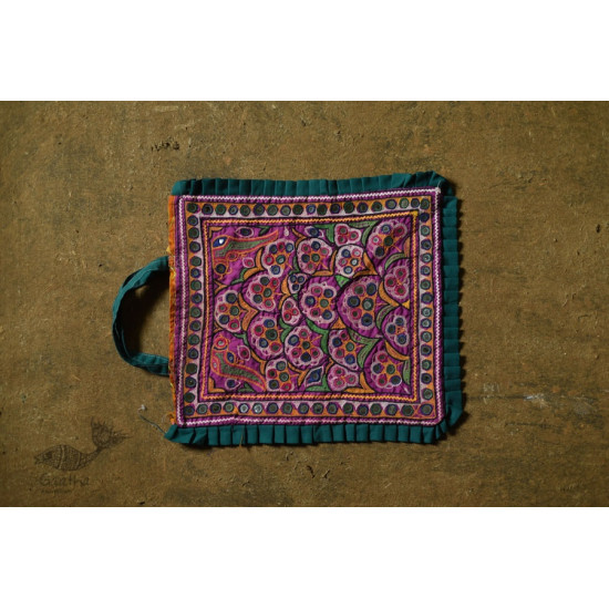 Hand Embroidered kutchi hand bag - Rabari Embroidery