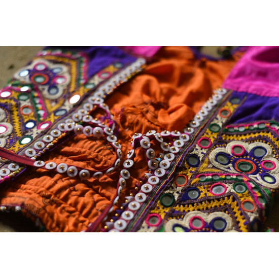 Hand Embroidered kutchi hand Blouse- Rabari Embroidery