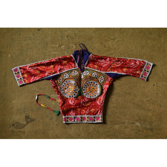 Hand Embroidered kutchi hand Blouse- Rabari Embroidery