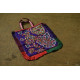 Hand Embroidered kutchi hand bag - Rabari Embroidery