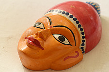 Handmade Wooden Mask ~ Meera