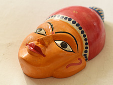 Handmade Wooden Mask ~ Meera