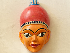 Handmade Wooden Mask ~ Meera