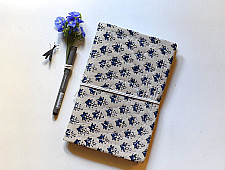 Ajrakh Pothi Diary  ( 9 X 6 in ) ☙ D