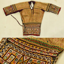 Treasure Trove | Old Hand Embroidered Kutchi Blouse - D