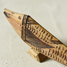 Burn Art | Tribal Wooden Art Pieces - Fish (A)