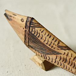 Burn Art | Tribal Wooden Art Pieces - Fish (A)