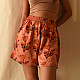 shop Batik Modal Silk Orange Short 