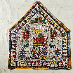 Prachin . प्राचीन  ❂ Saurashtra Region Beaded Old & Antique Wall Hanging