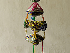 Prachin . प्राचीन ❦ Handmade Old Bead Work  ~ Hanging Latkan - C