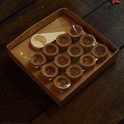 Sugandh ☘ Hawan Guggal + Loban Guggal ~ Incense Cups With Natural Ingredients ( Set of Two)
